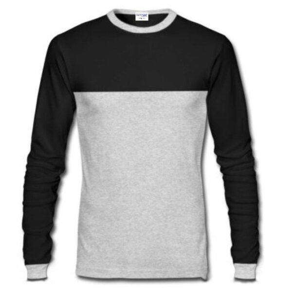 Danami Long Sleeve T-Shirt- Black & Grey
