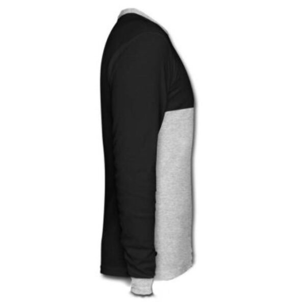 Danami Long Sleeve T-Shirt- Black & Grey - Image 2