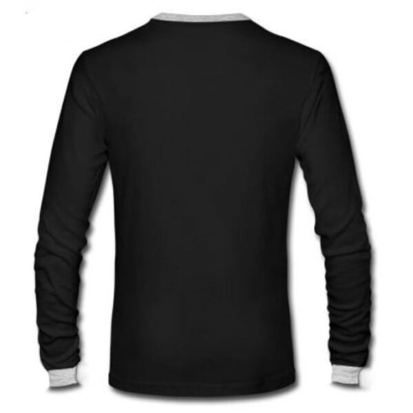 Danami Long Sleeve T-Shirt- Black & Grey - Image 3