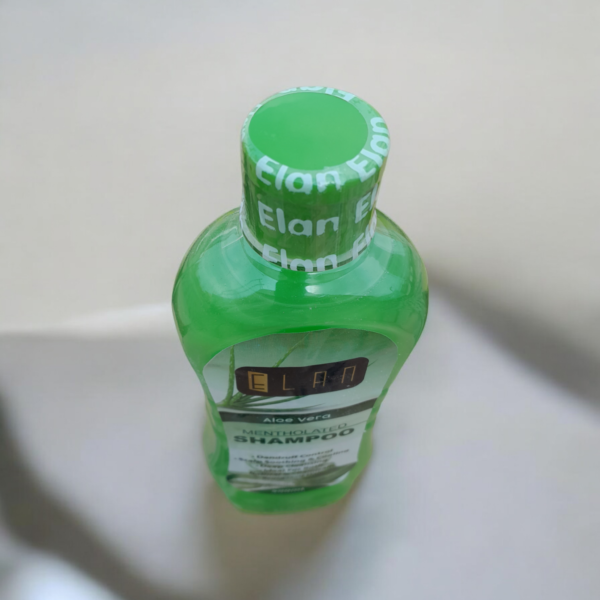 Elan Aloe Vera Mentholated Shampoo - 500ml - Image 3