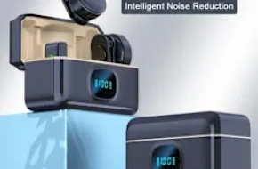 Q8 Wireless Lavalier Microphone For Any Video Content Creators 2mic & Receiver