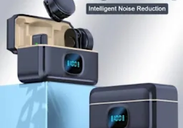 Q8 Wireless Lavalier Microphone For Any Video Content Creators 2mic & Receiver